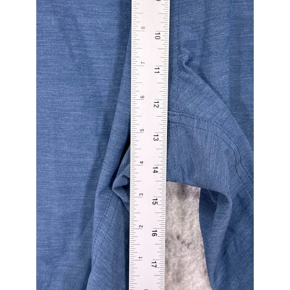 Faherty All Day Shorts 36 Mens Blue